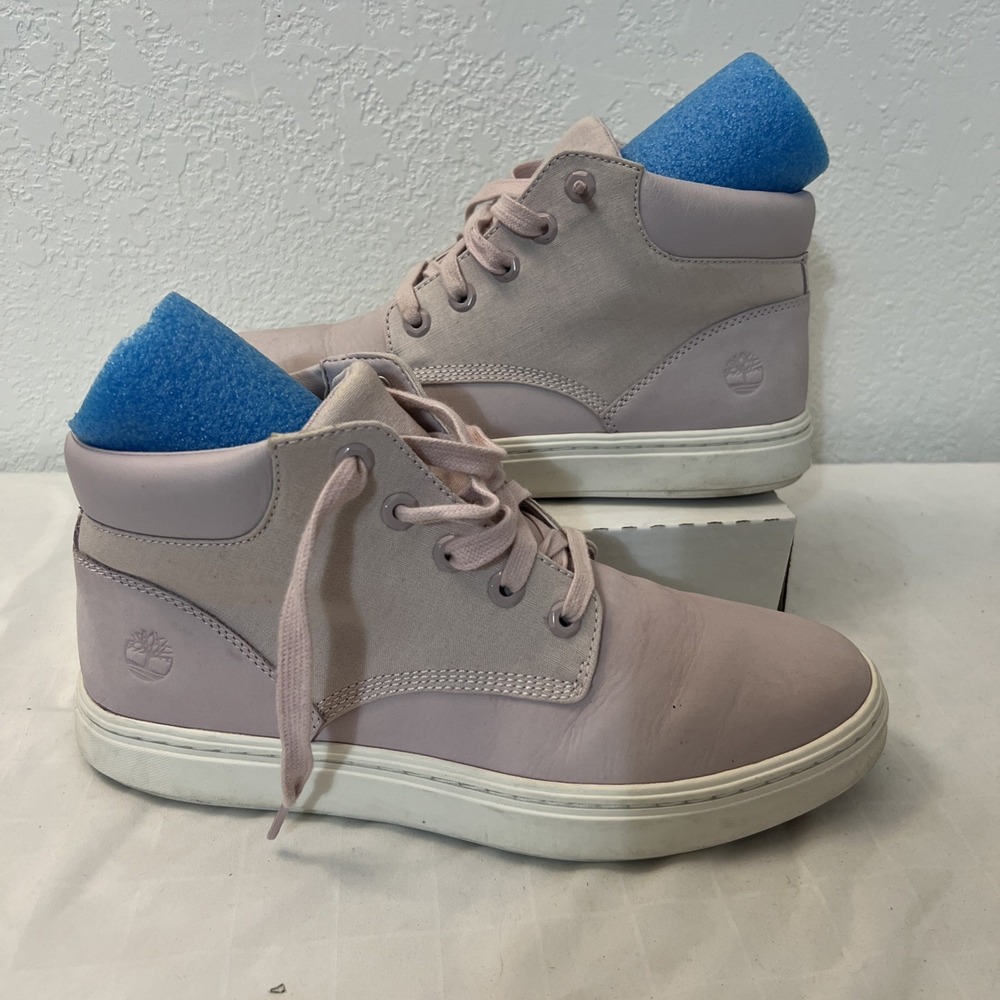 Timberland Womens Size 11 EU‎ 42 Londyn High-Top Sneaker Boot Lilac Purple 5"